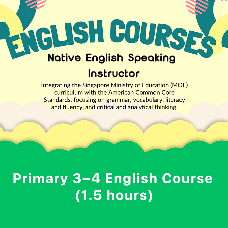 Brainywave Lab - Primary 3-4 English Course (1.5 hours)