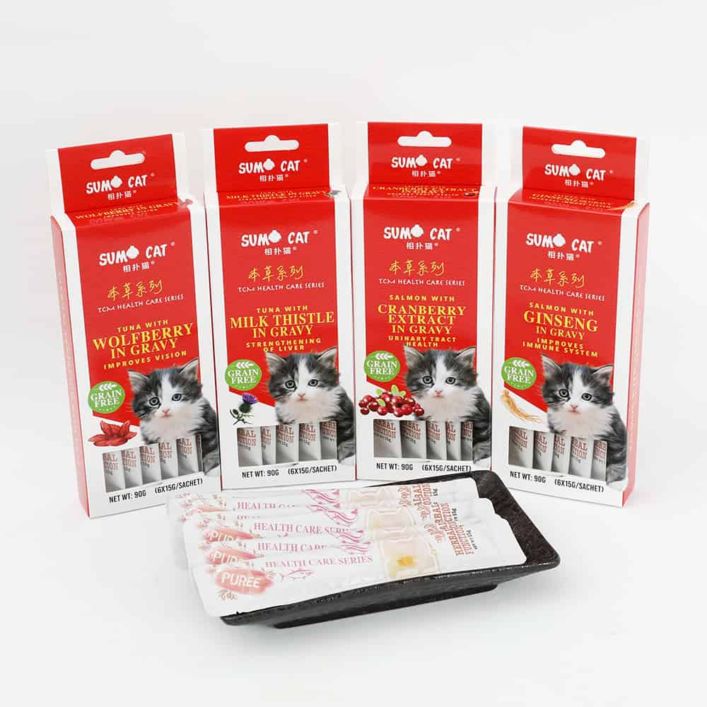 Qian Hu Fish Farm - Sumo-Cat TCM Health Care Treats 90g