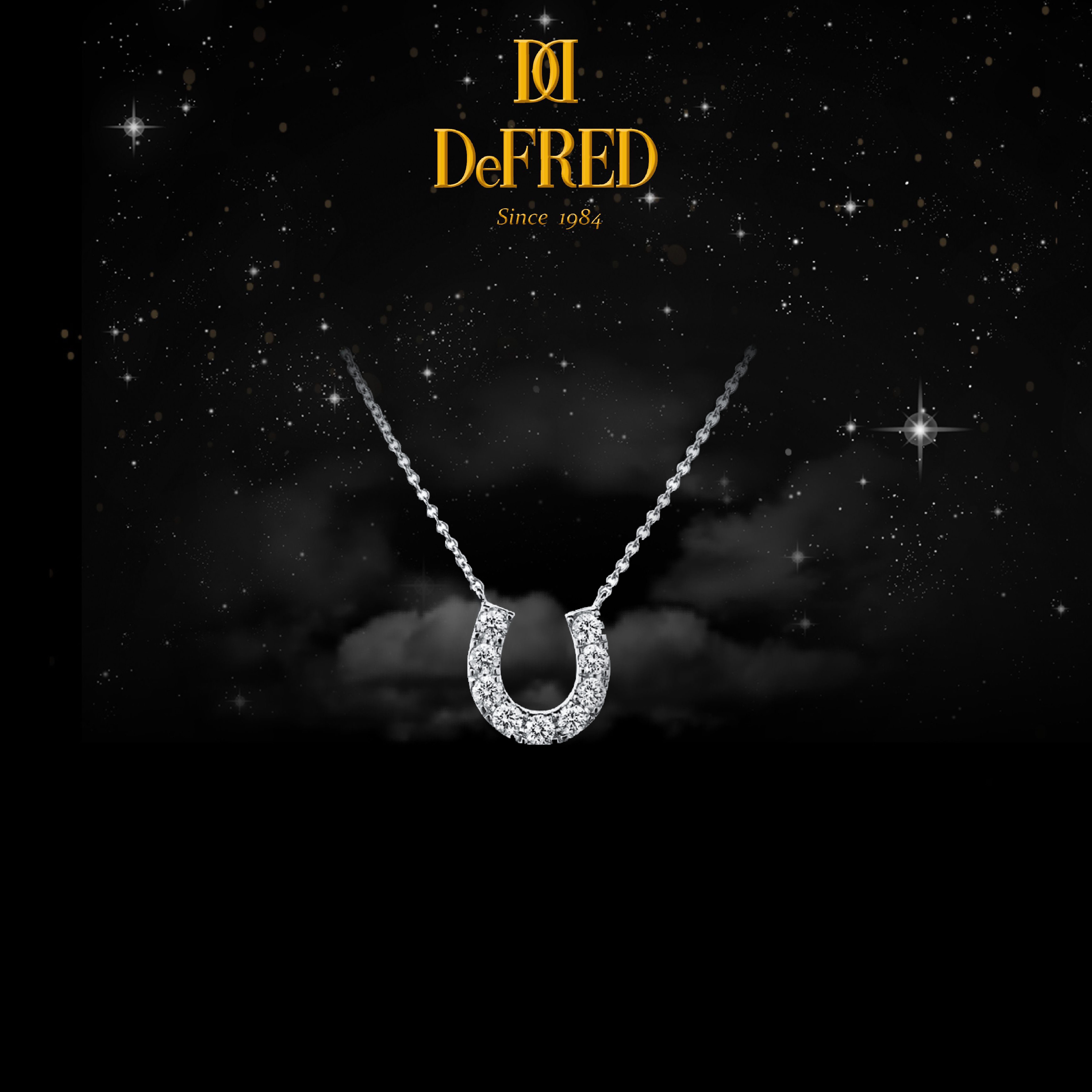 DeFRED - Horse Shoe Pendant With Chain