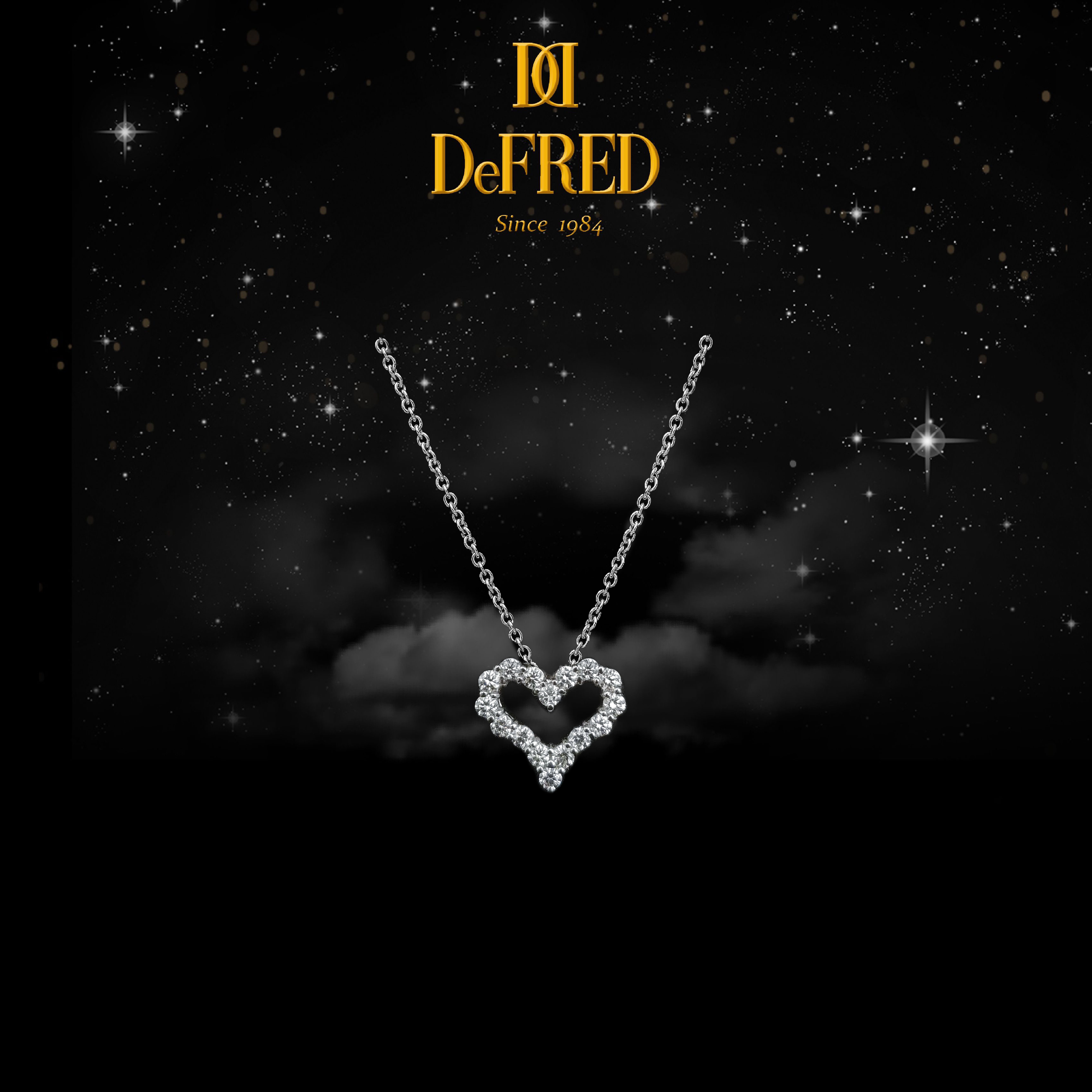 DeFRED - Heart Pendant With Chain