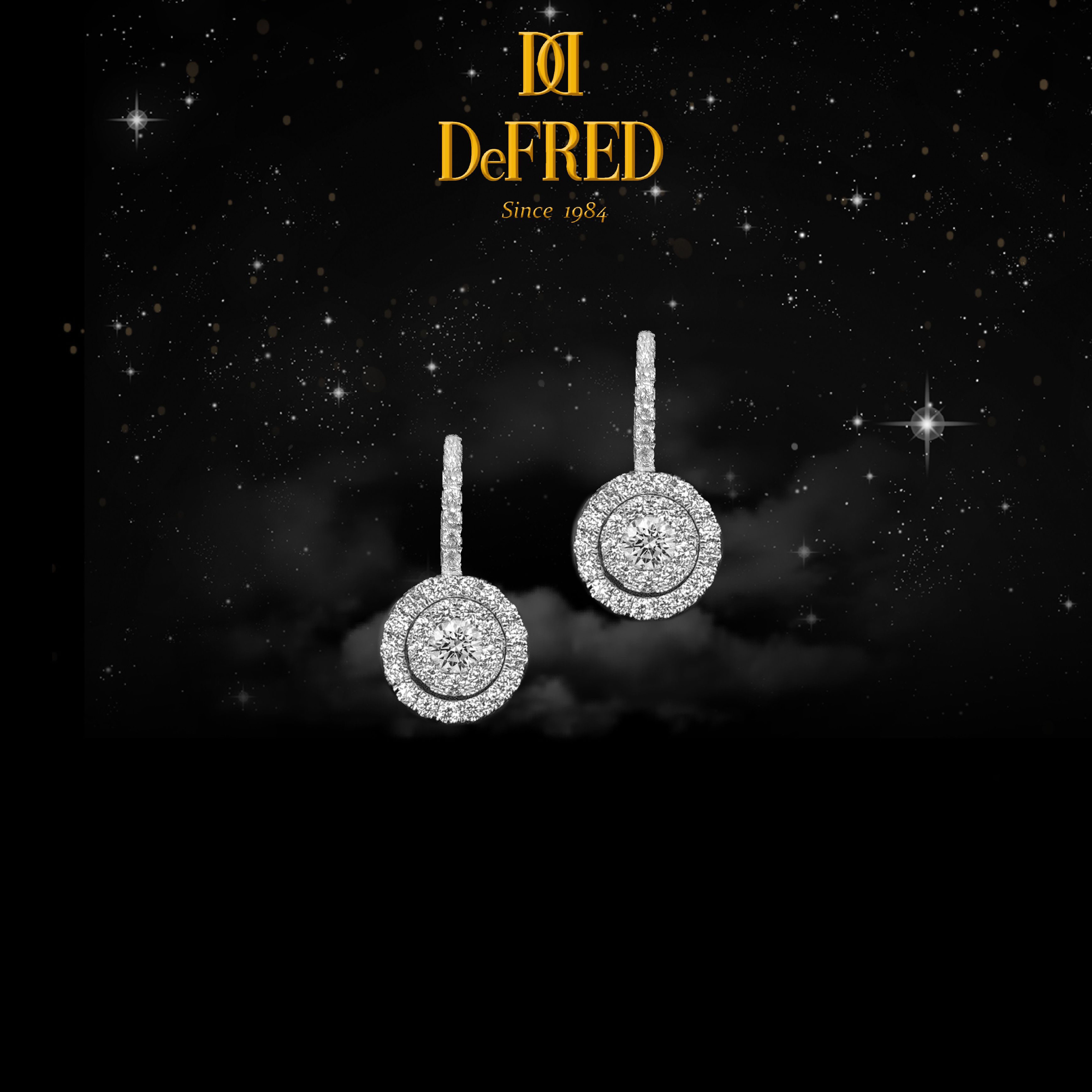 DeFRED - Round Dangling Earrings