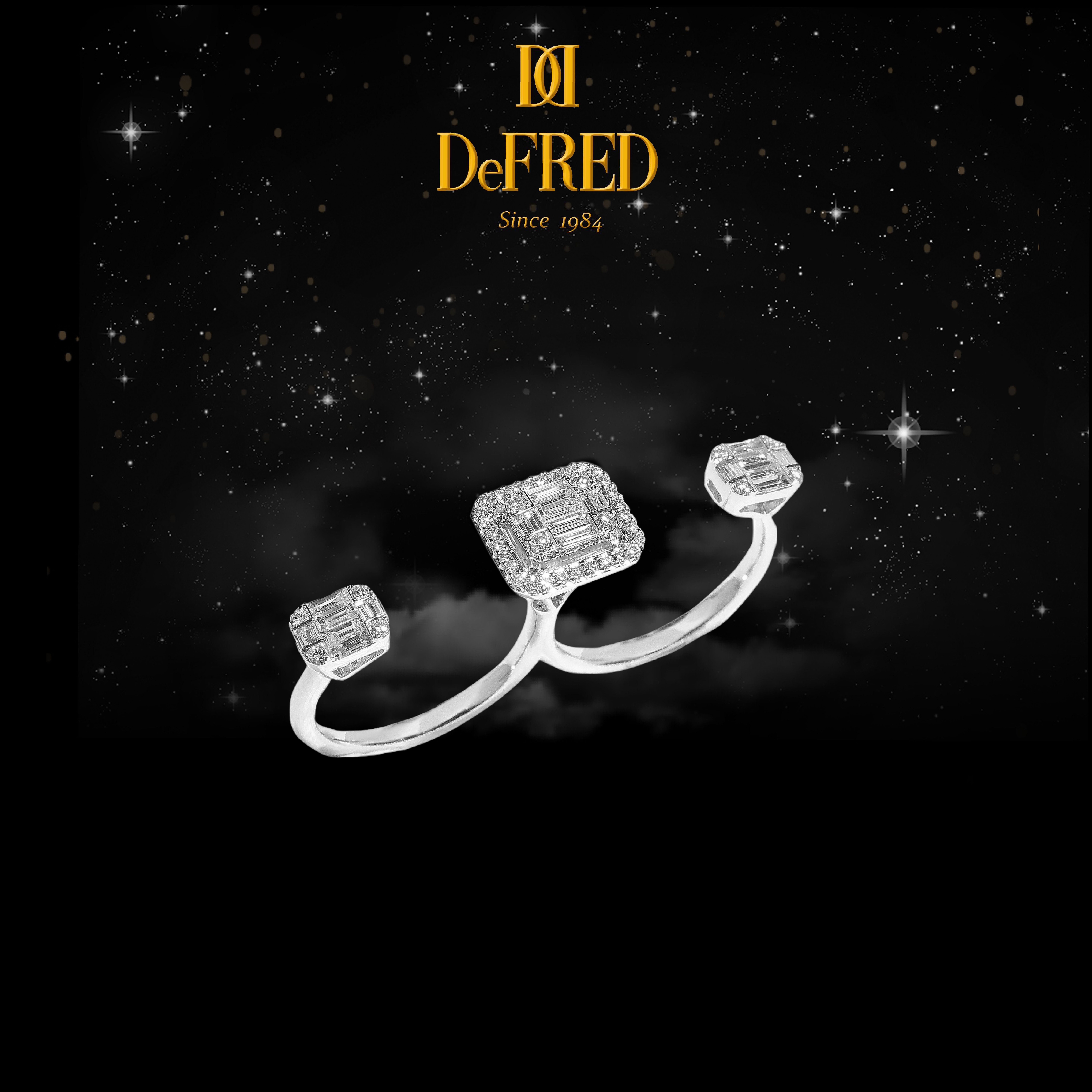 DeFRED - 2 Fingers Floating Ring