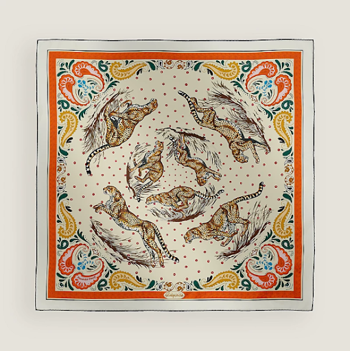 Sophys | Hermès Guepards Bandana Scarf 90