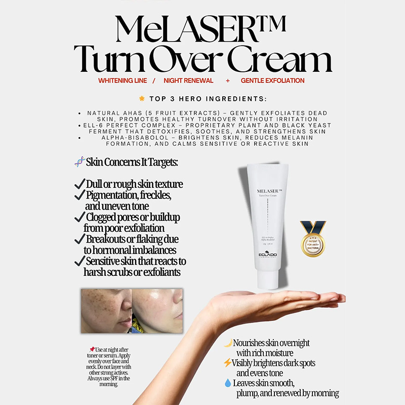 Eclado Laboratory - MeLaser Turn Over Cream