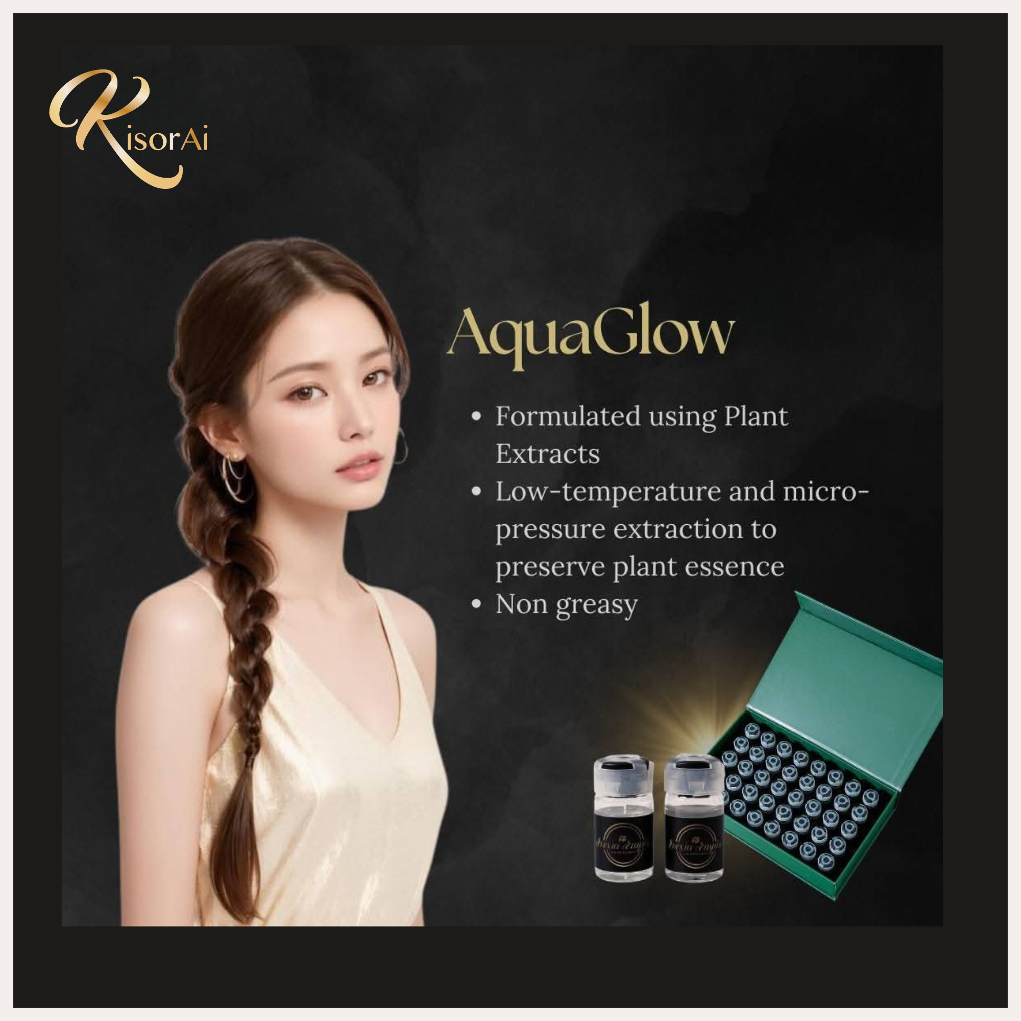 KisorAi - AquaGlow Scalp Therapy (Refill - 40 bot)