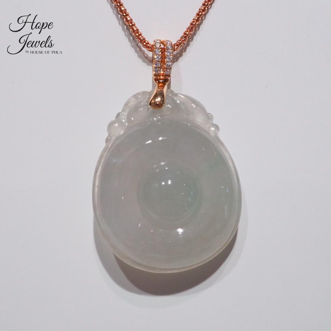 Icy Jade Ruyi Pendant with 18k Rose Gold Necklace.jpeg