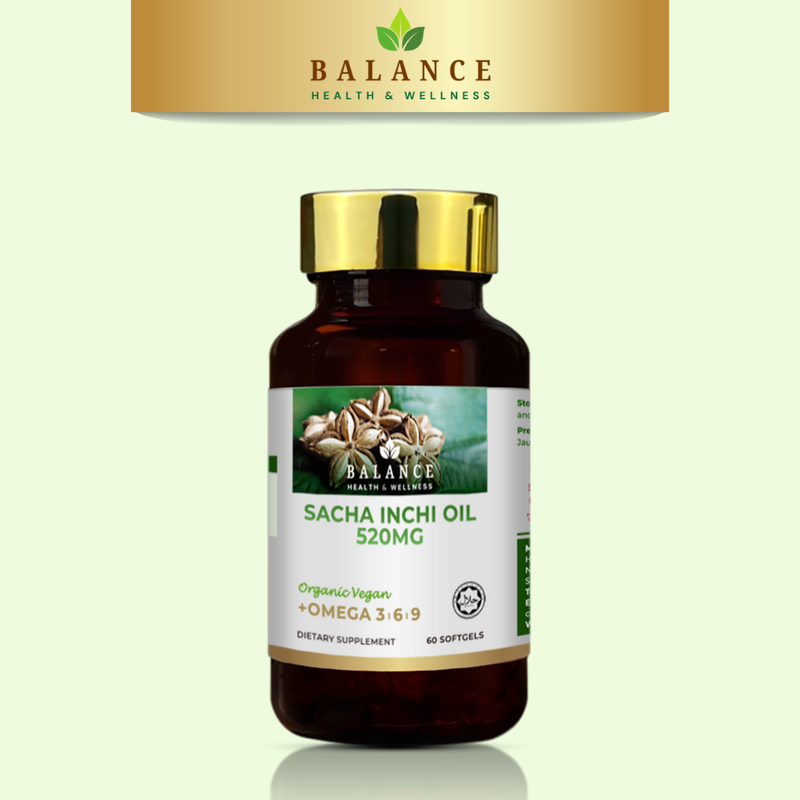 BALANCE Sacha Inchi Oil 520mg Softgels