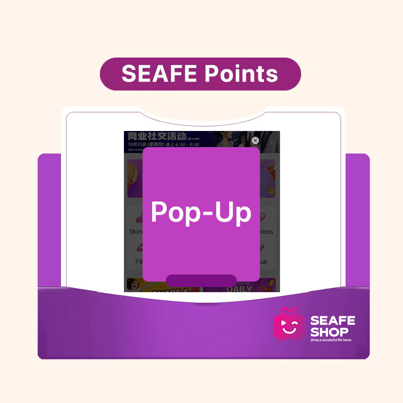 SEAFE Shop Pop-Up (Home)