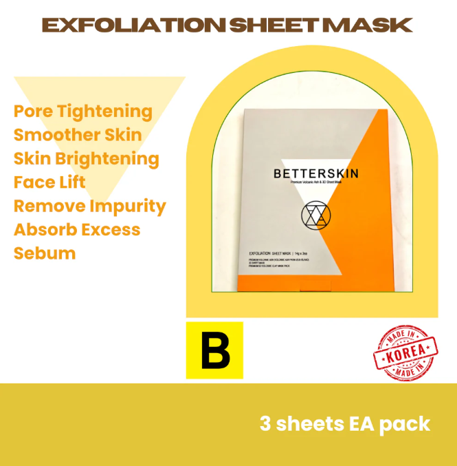 Betterskin - Exfoliation Sheet Mask