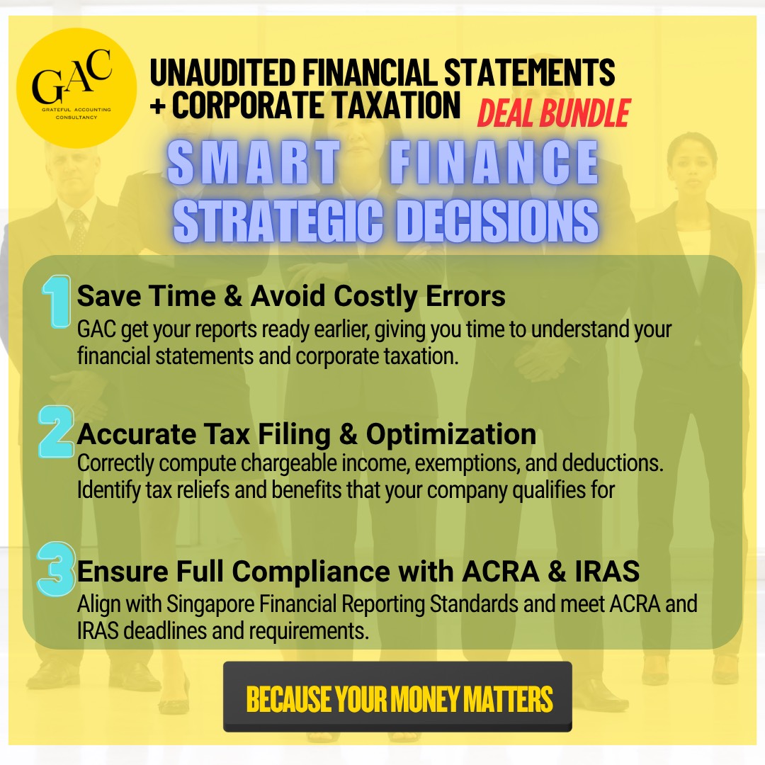 GAC - Unaudited financial statements + corporate taxation bundle