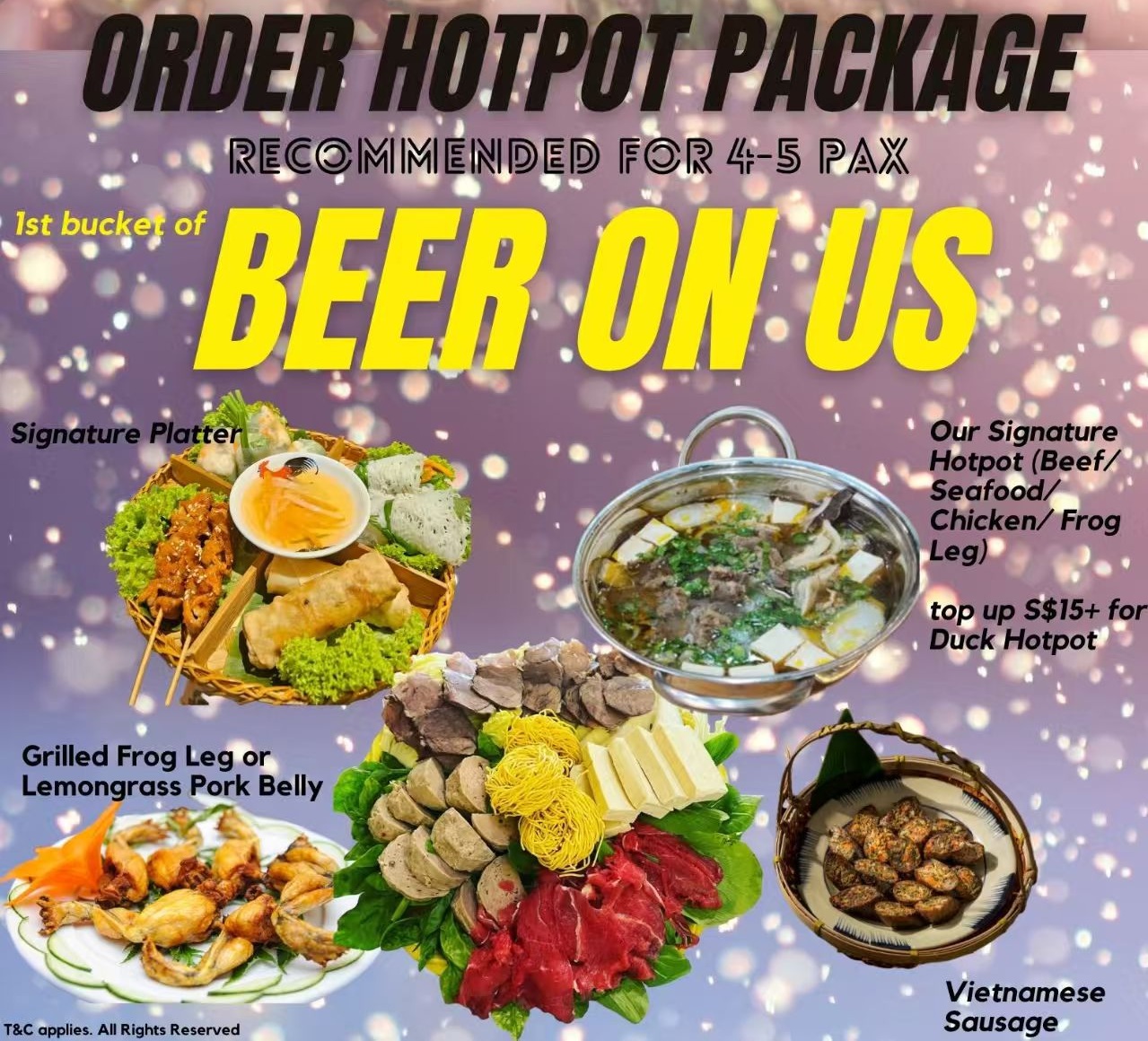 Party Set (Set For 4-5 Pax)