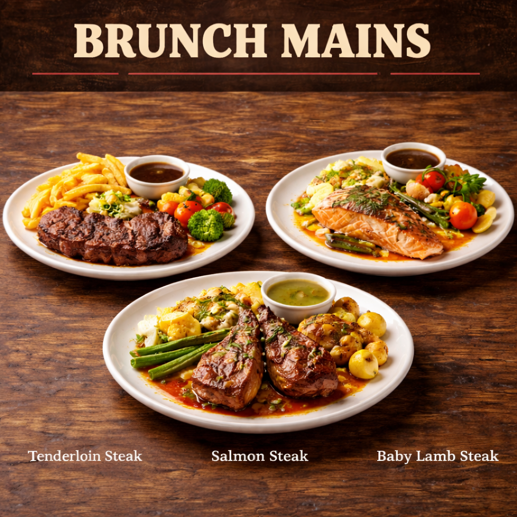 Meet 2 Wine Bar & Restaurant - Brunch Mains