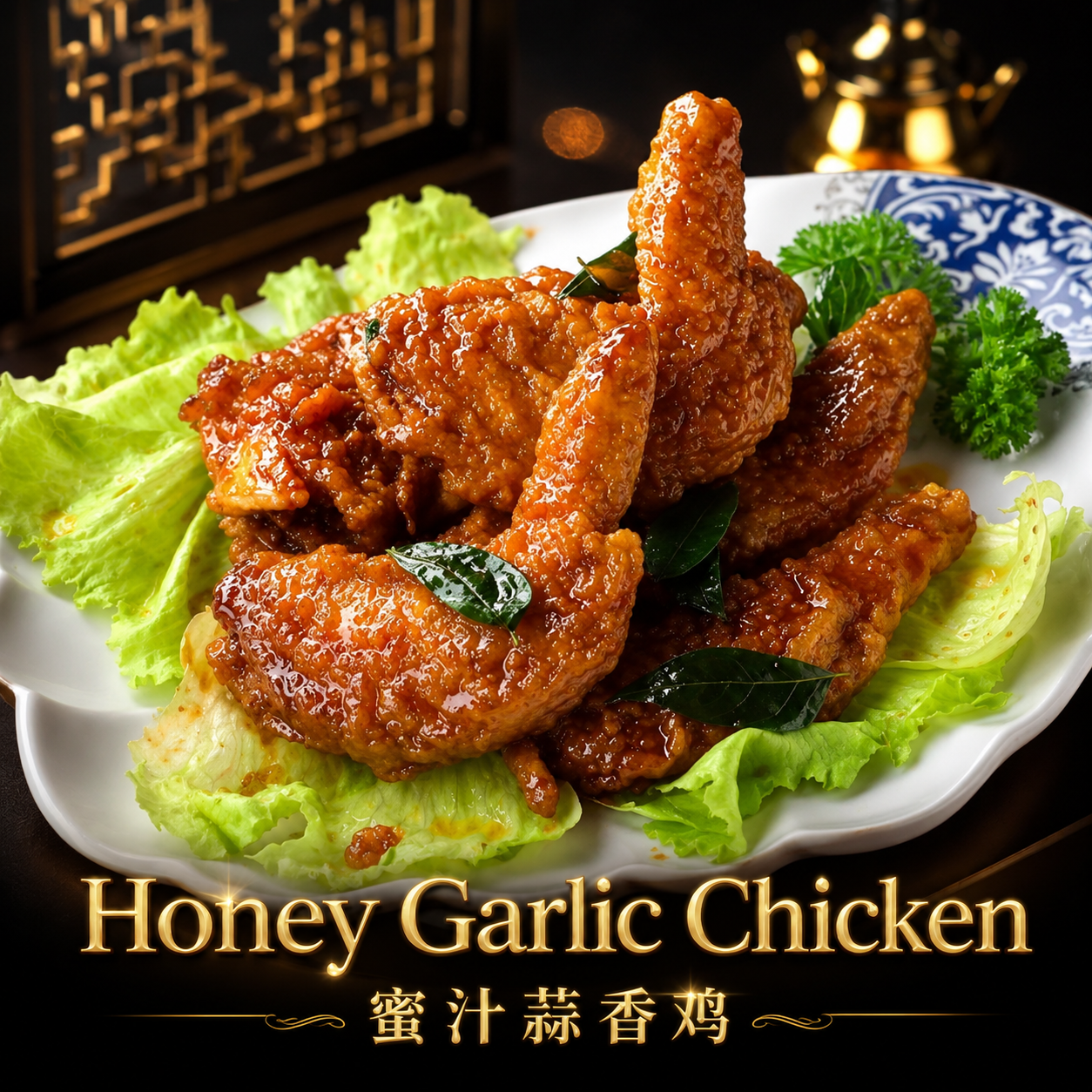 渔村Yu Cun - Honey Garlic Chicken (6 pcs)