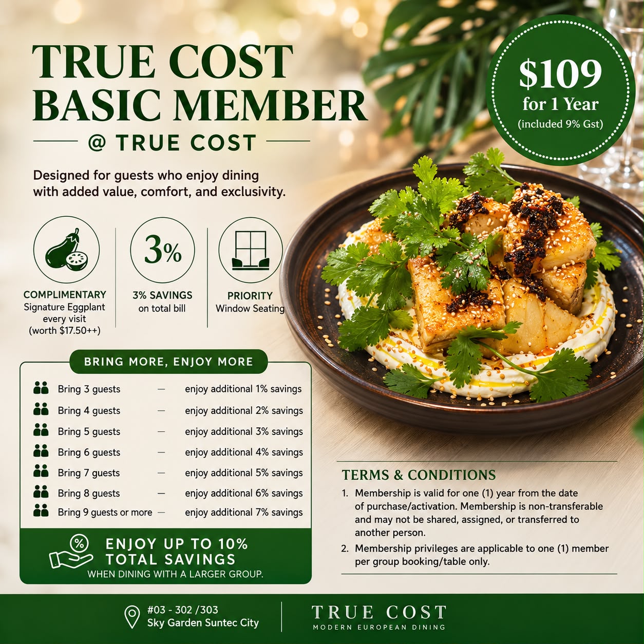 True Cost Basic Member