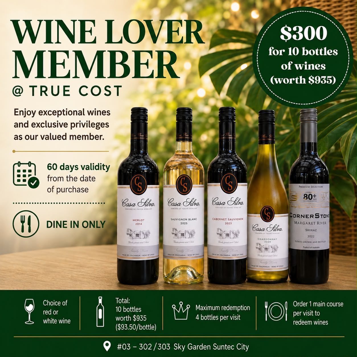 True Cost Wine Lover Member
