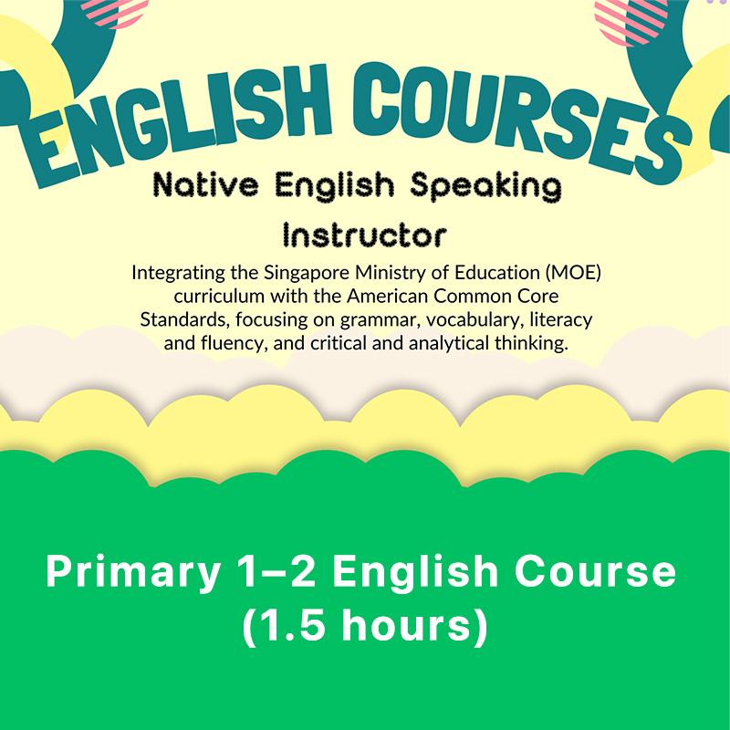 Brainywave Lab - Primary 1-2 English Course (1.5 hours)